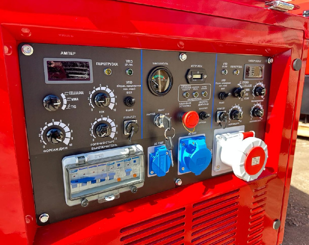 Дизельный двухпостовой сварочный генератор BAYSAR WD-600 DUAL